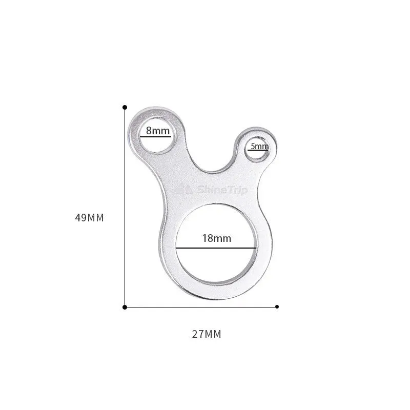10pcs Quick Knot Tent Wind Rope Buckles