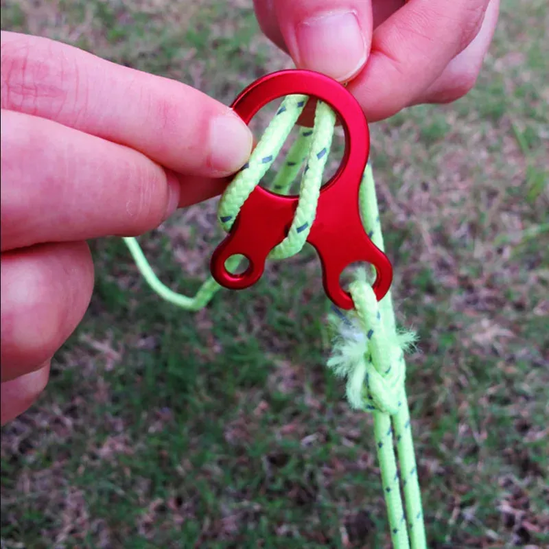 10pcs Quick Knot Tent Wind Rope Buckles