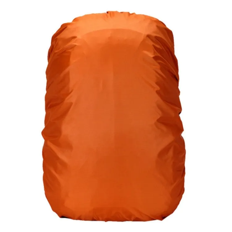 45L Adjustable Waterproof Dustproof Backpack  Rain Cover Portable Ultralight Protective Cover(Orange)