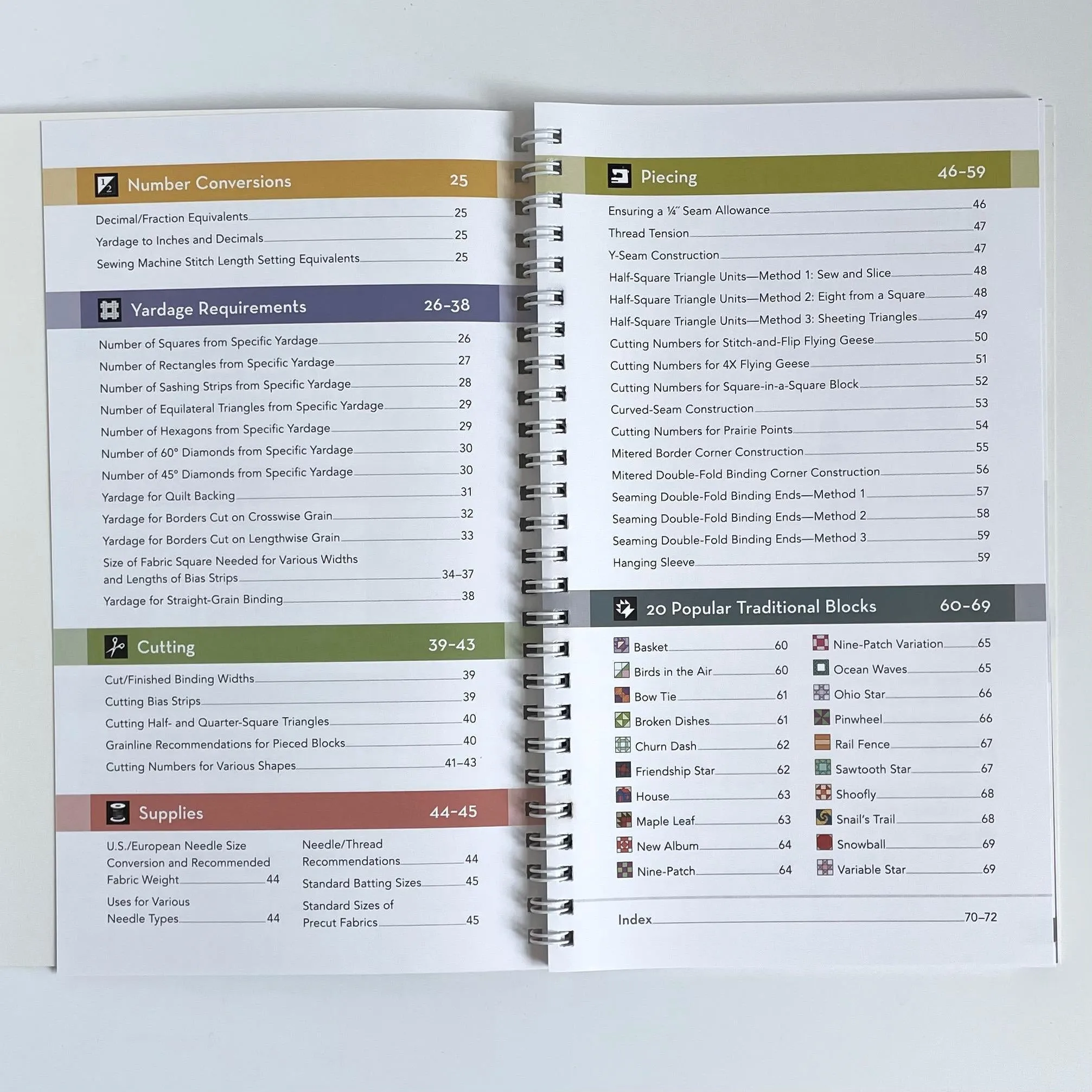 All-in-one Quilter's Reference Book