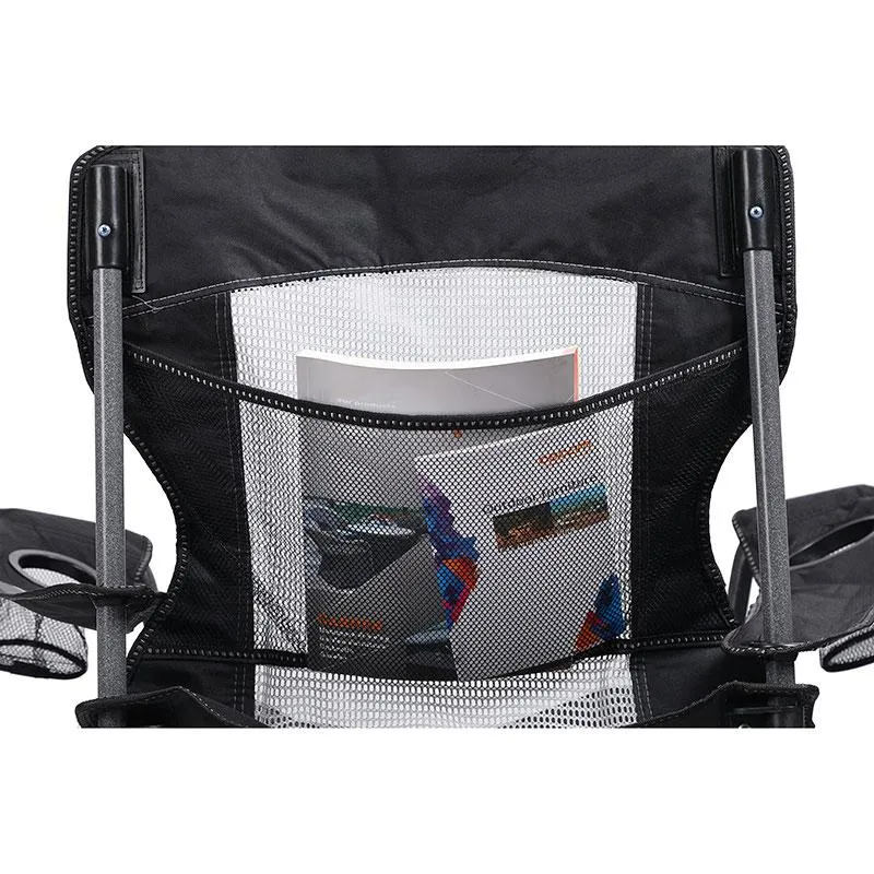 ALPHA CAMP Oversized Mesh Back Camping Folding Chair
