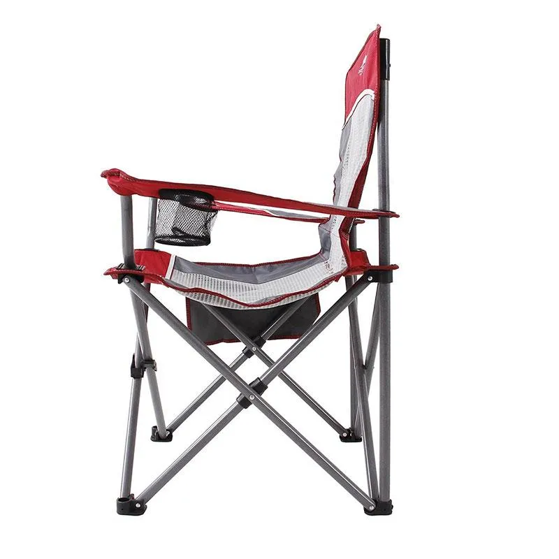 ALPHA CAMP Oversized Mesh Back Camping Folding Chair
