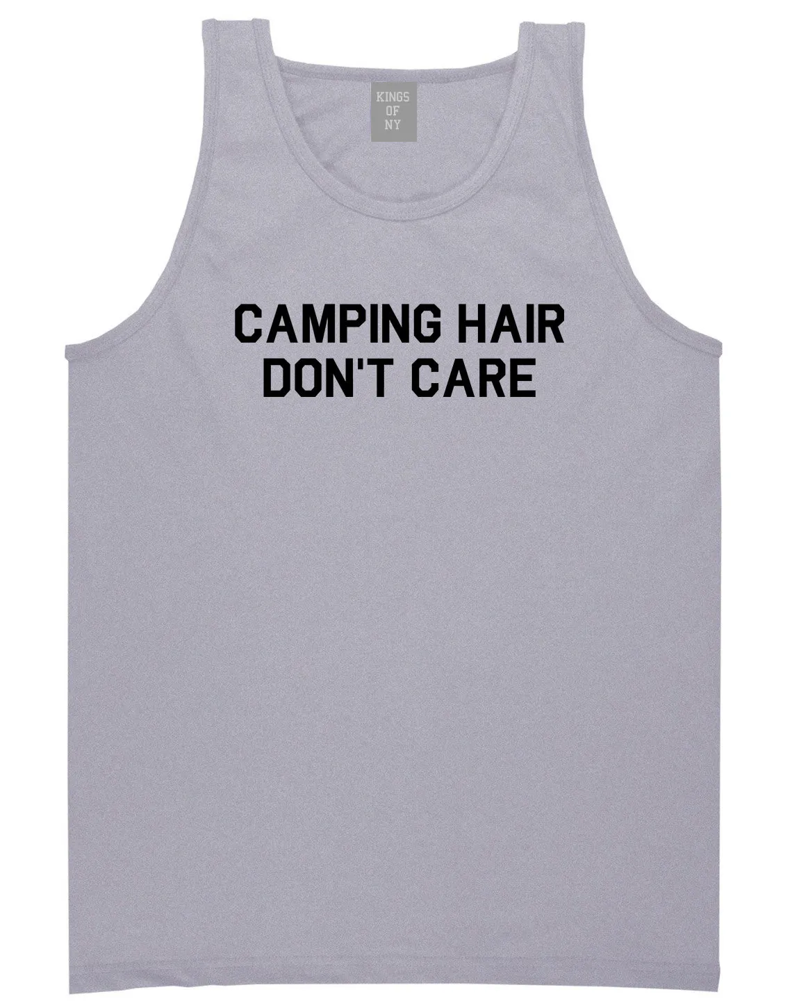 Camping Hair Dont Care Mens Tank Top Shirt