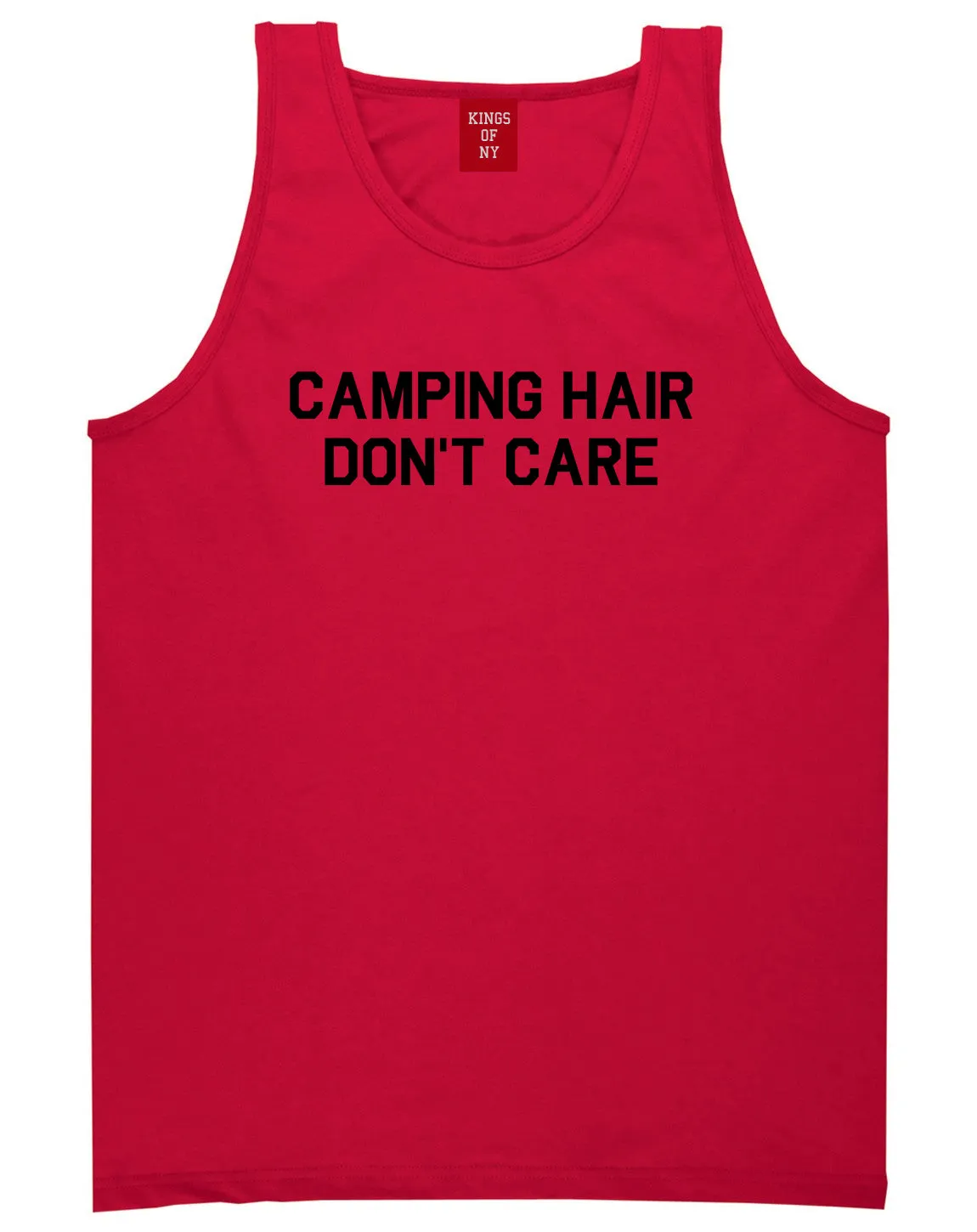 Camping Hair Dont Care Mens Tank Top Shirt