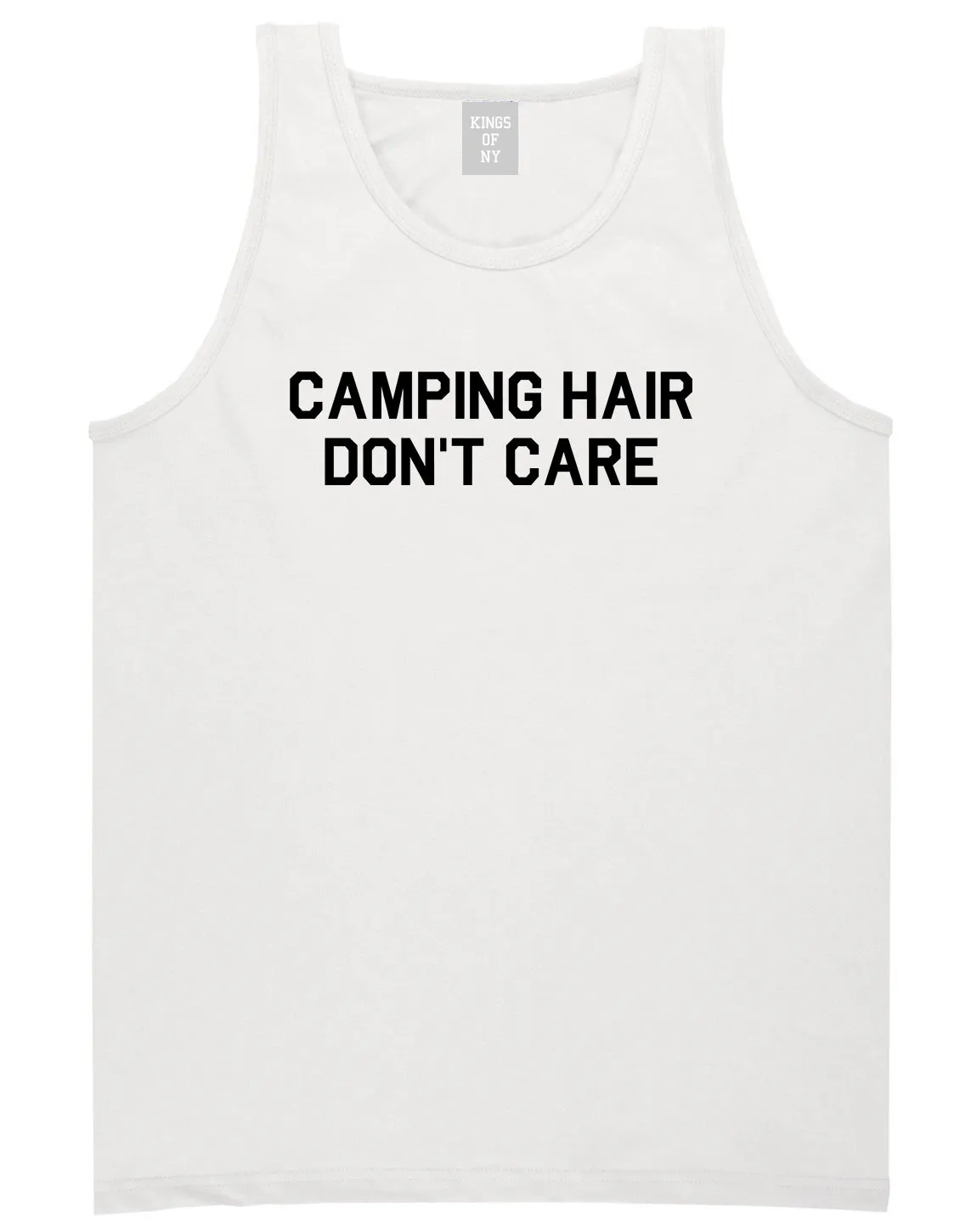 Camping Hair Dont Care Mens Tank Top Shirt