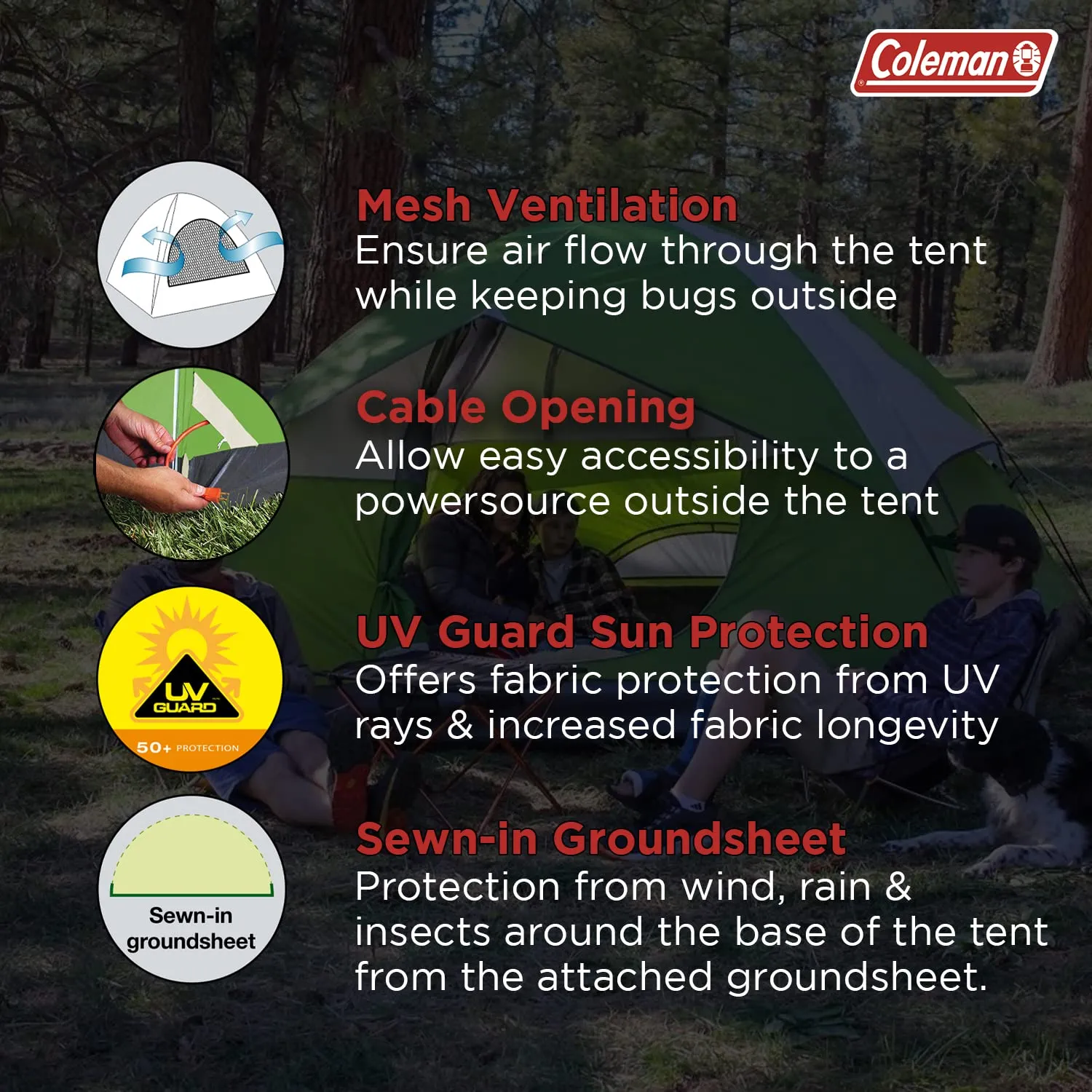 Coleman Sundome 4 Person Tent