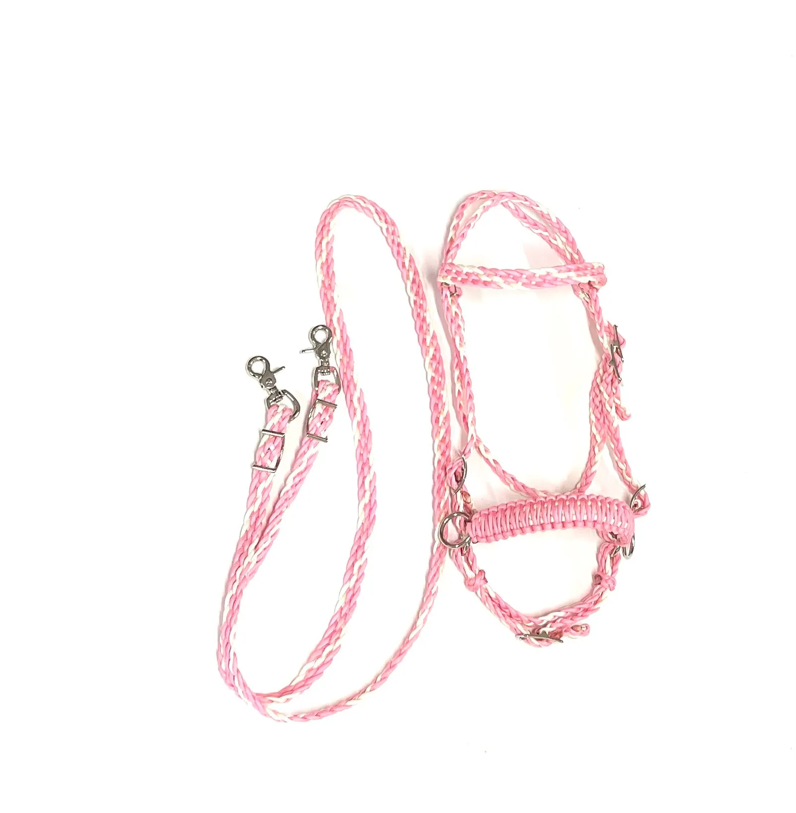 Complete Bitless bridle for ponies …side pull hackamore with reins