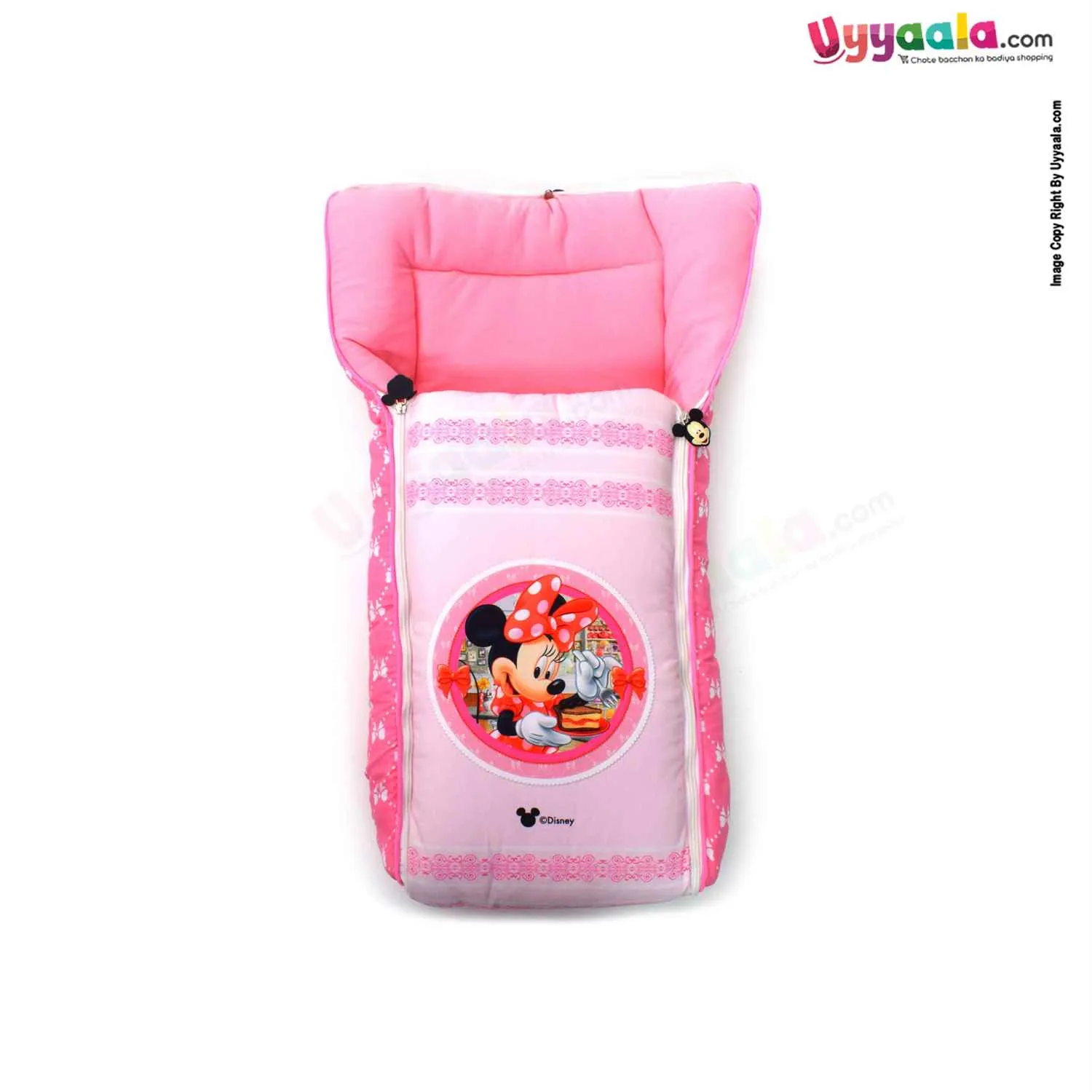 DISNEY Baby Carry Nest (Sleeping Bag) Cotton Disney Print 0 m Age, Pink