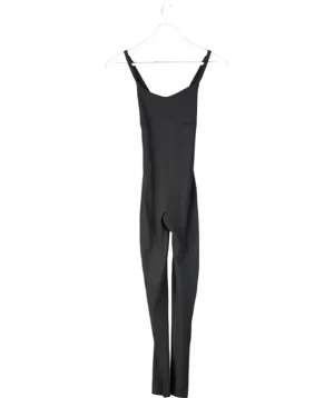 gymshark Black Strappy All In One Full Length Jumpsuit UK XS