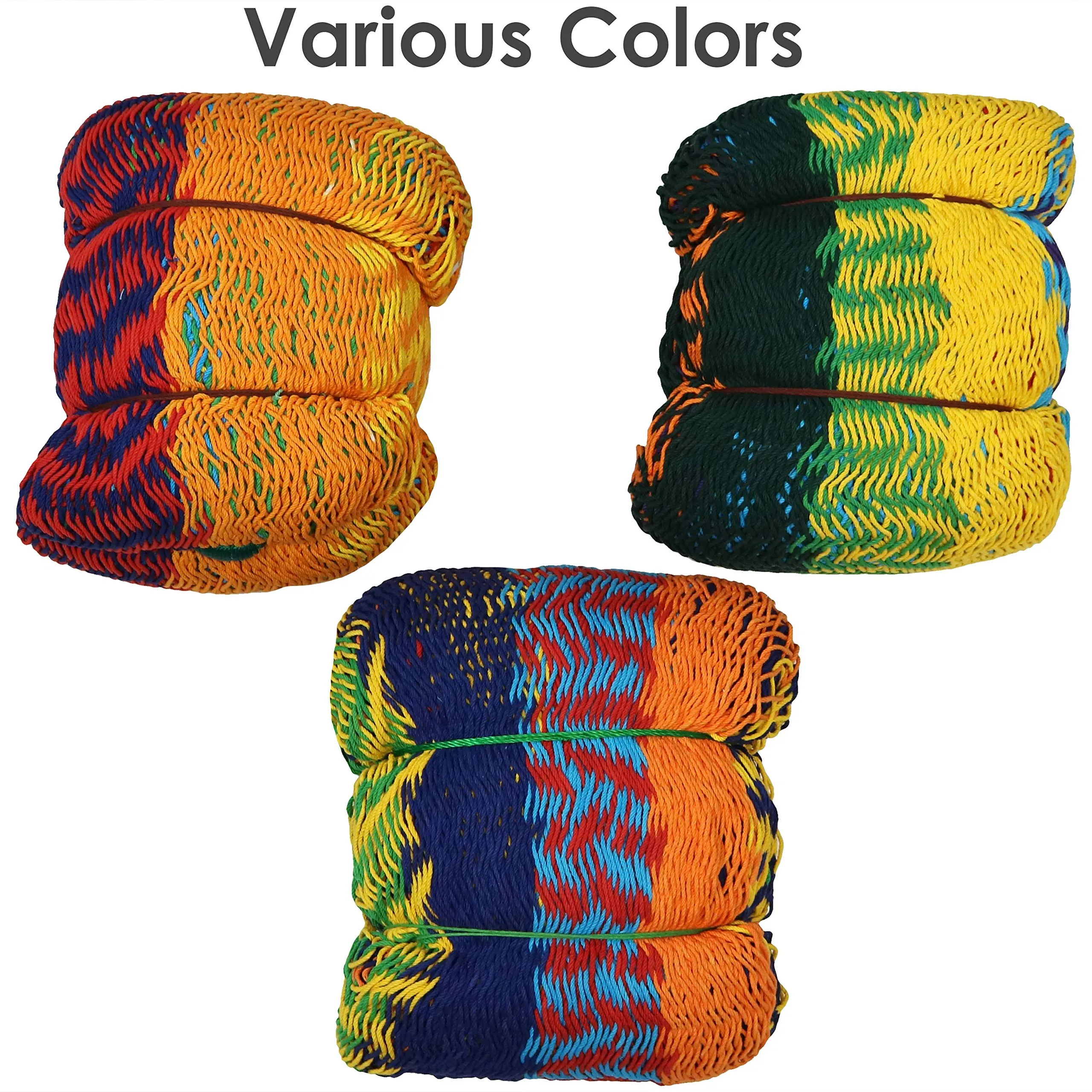 Hand-Woven Mayan Family Hammock  XXL Thick Cord - Sunnydaze