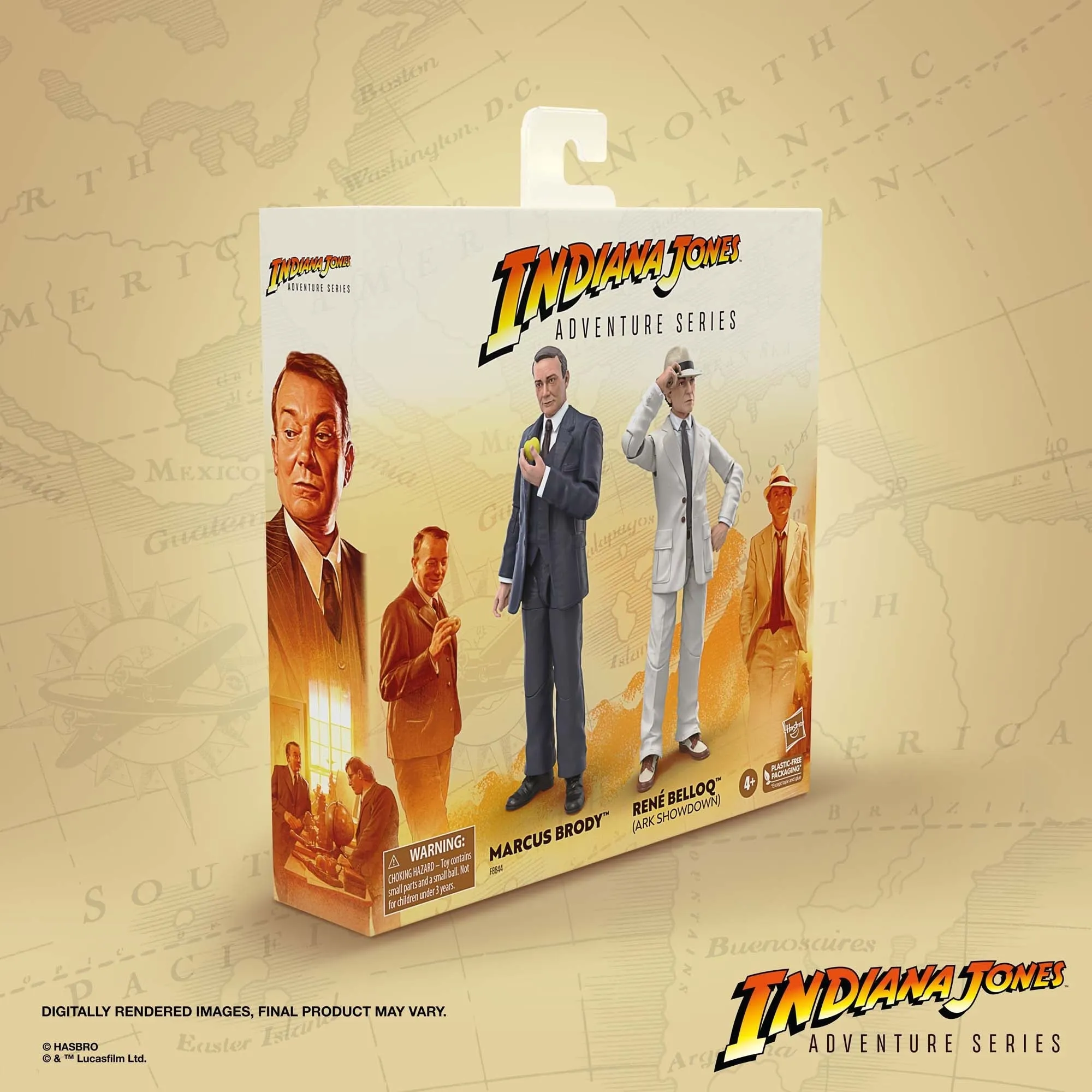 Indiana Jones Adventure Series Marcus Brody & René Belloq (Ark Showdown) - Presale