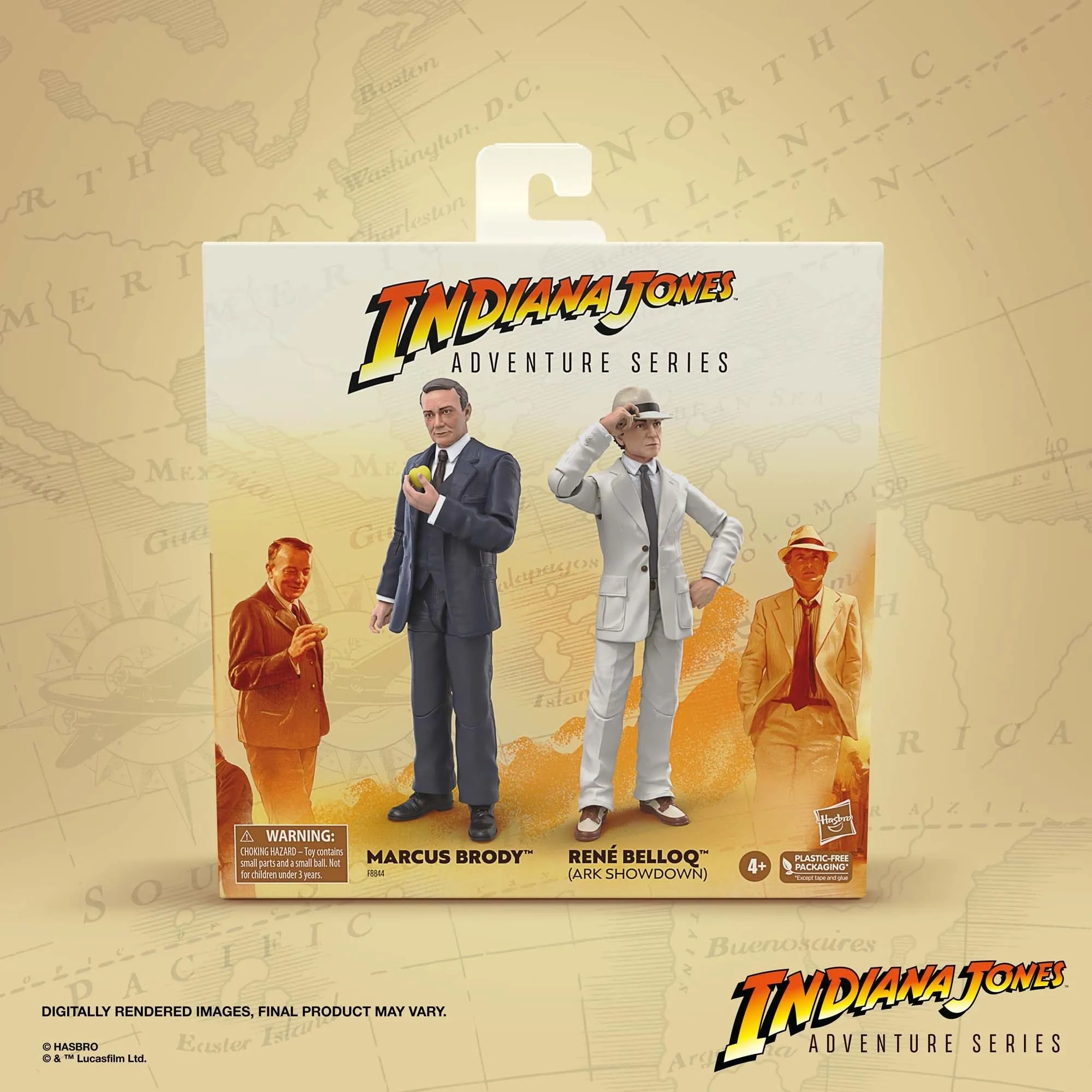 Indiana Jones Adventure Series Marcus Brody & René Belloq (Ark Showdown) - Presale
