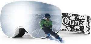 Kids Ski Goggles Anti Fog OTG Snow Snowboard Goggles Boys Girls Toddler