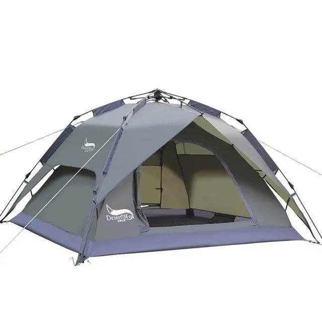 Portable Automatic Tent for 3-4 Person Family - Instant Setup for Hiking, Camping and Travel