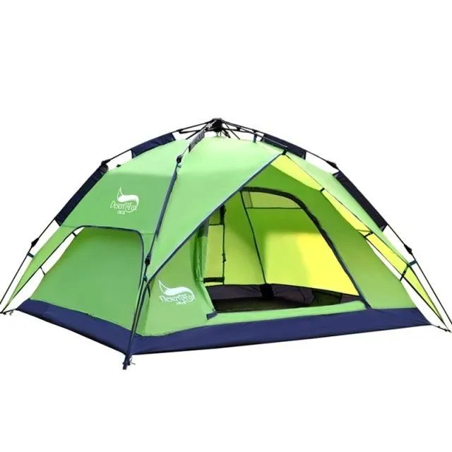 Portable Automatic Tent for 3-4 Person Family - Instant Setup for Hiking, Camping and Travel
